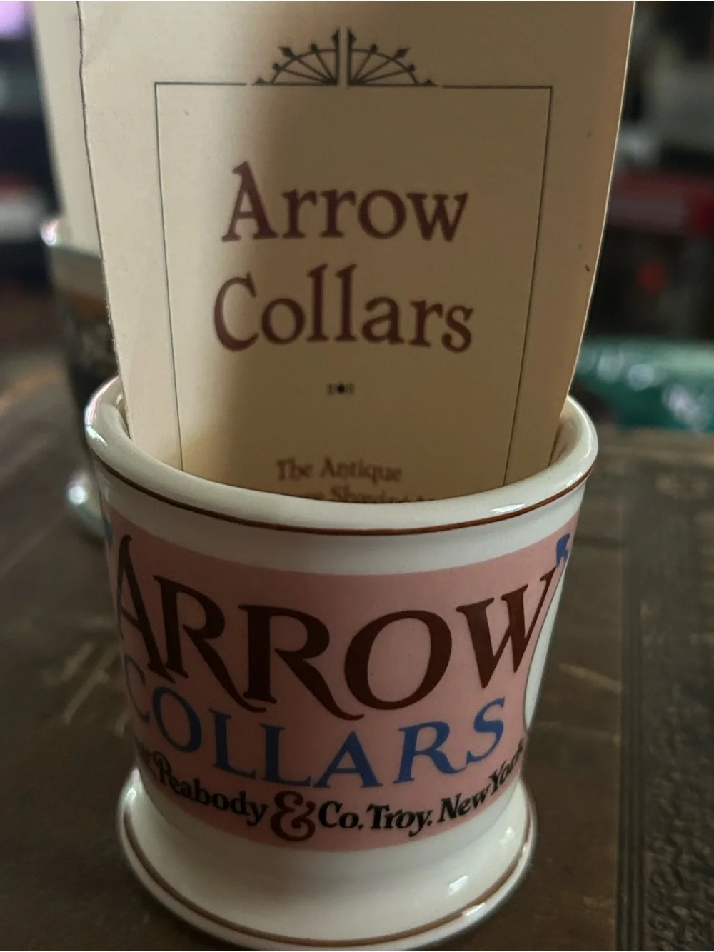 4pc set Miniature shaving mugs collection from 1982 Franklin Porcelain